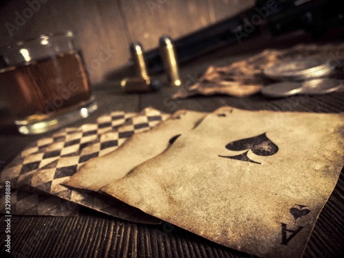 Poker at the Old Saloon