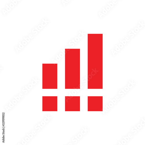 Free Download exclamation mark bar chart simple geometric symbol logo vector - GFXLoad