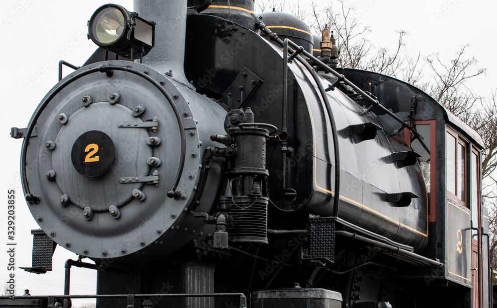 Fototapeta premium Vintage Train transportation 