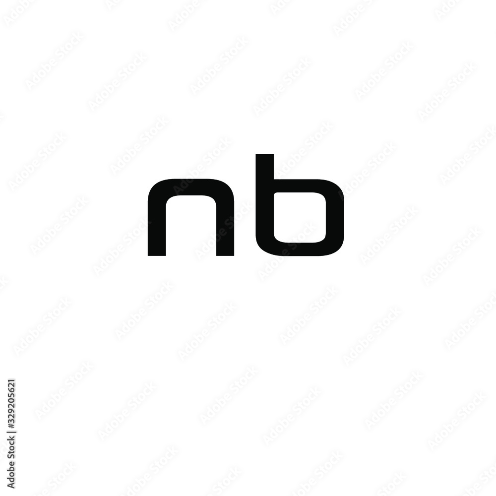 initial letter N B logo initial letter N B logo