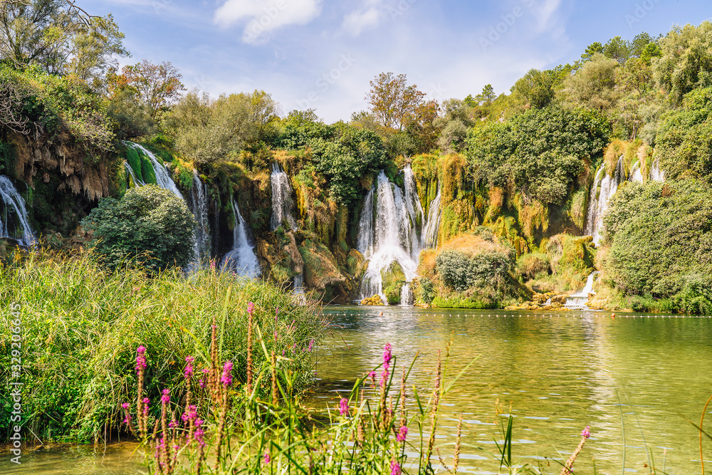 Obraz premium Kravice waterfall in Bosnia and Herzegovina