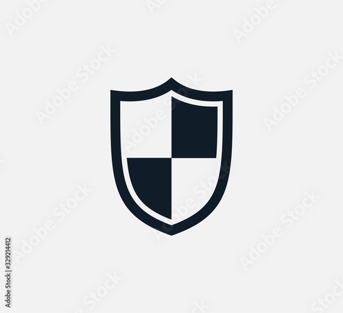 Shield icon vector logo design template Free Download Shield icon vector logo design template - GFXLoad