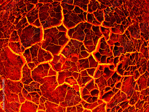 Lush lava. red lava texture background