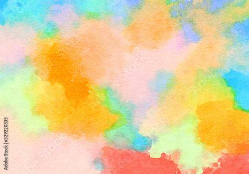 WaterColor Pastel Background. © arinee