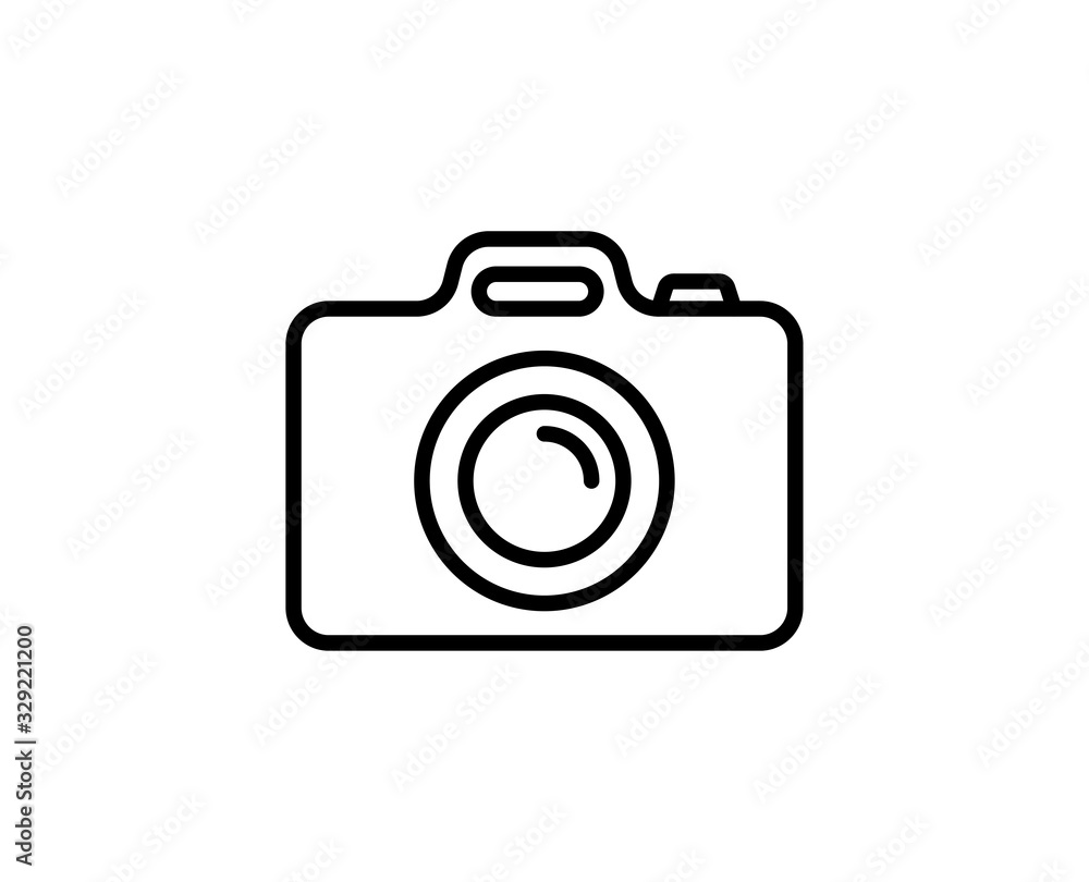 Camera line icon Camera line icon