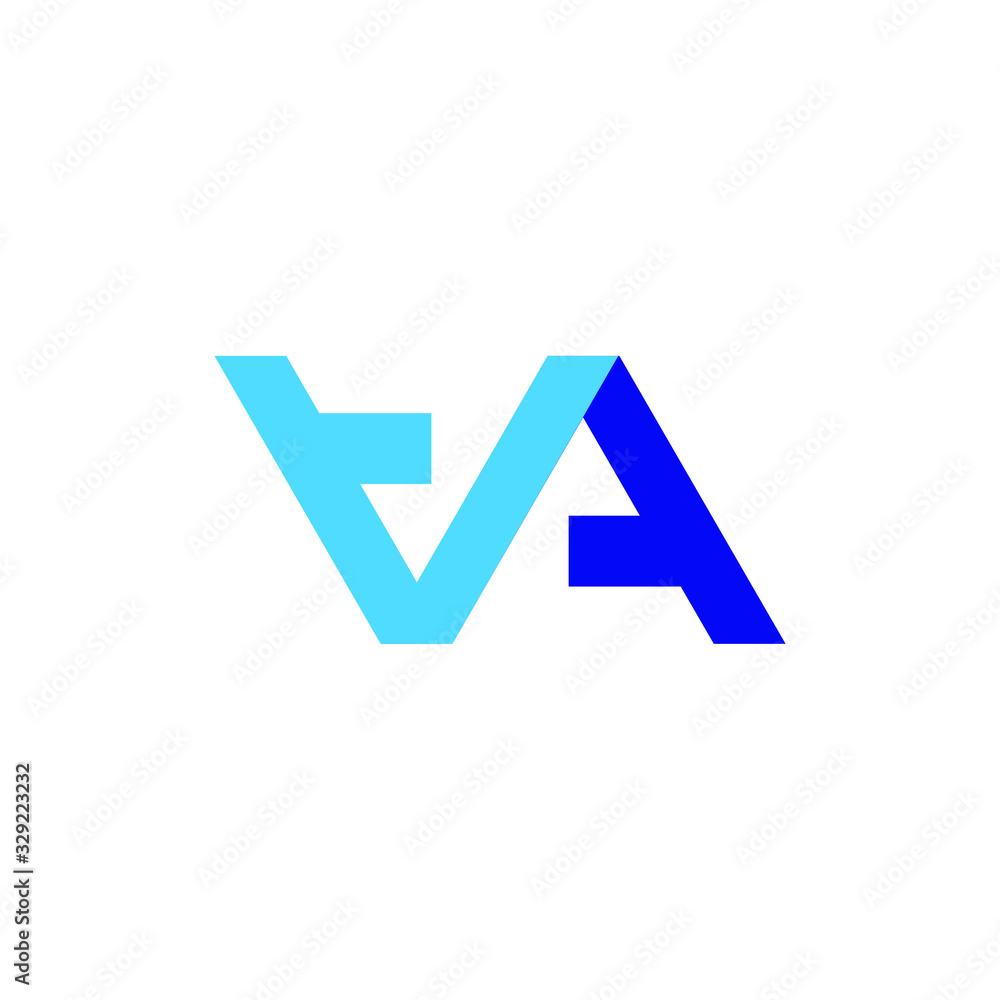 Letter aa vector logo. Abstract alphabet a logo Letter aa vector logo. Abstract alphabet a logo