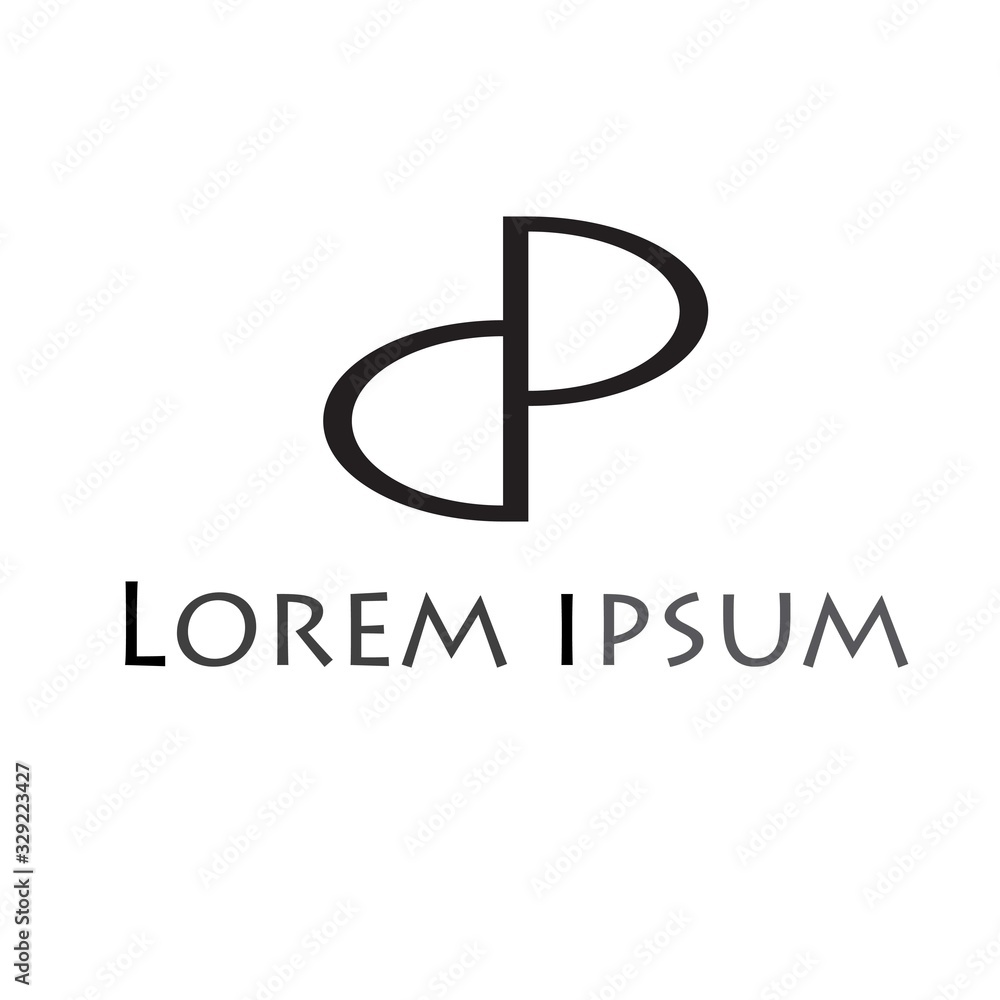 logos containing the letter d and the letter p, which form a minimalist logo. logos containing the letter d and the letter p, which form a minimalist logo.