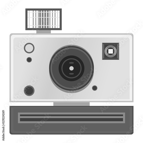 インスタントカメラ　ベクターイラスト