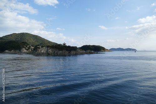 鞆の浦から見た仙酔島
