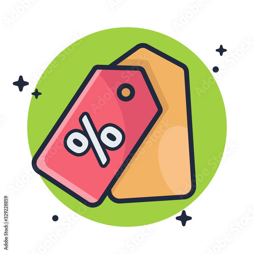 Discount Sale Illustration Icon