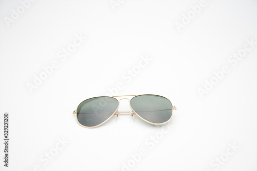 Cool sunglasses, on a white background