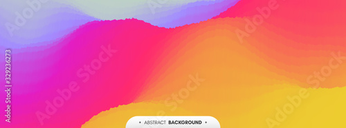 Abstract background with dynamic effect. Creative design with vibrant gradients. 3D vector Illustration.
