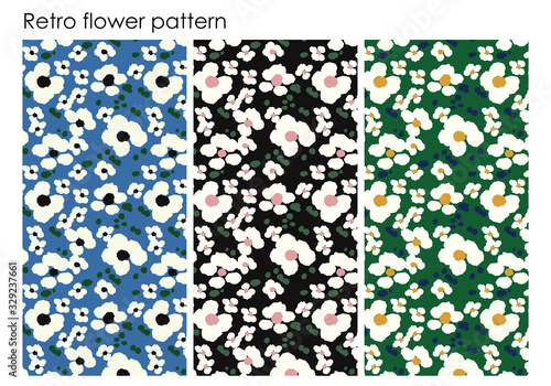 Floral Seamless Pattern. Vector design