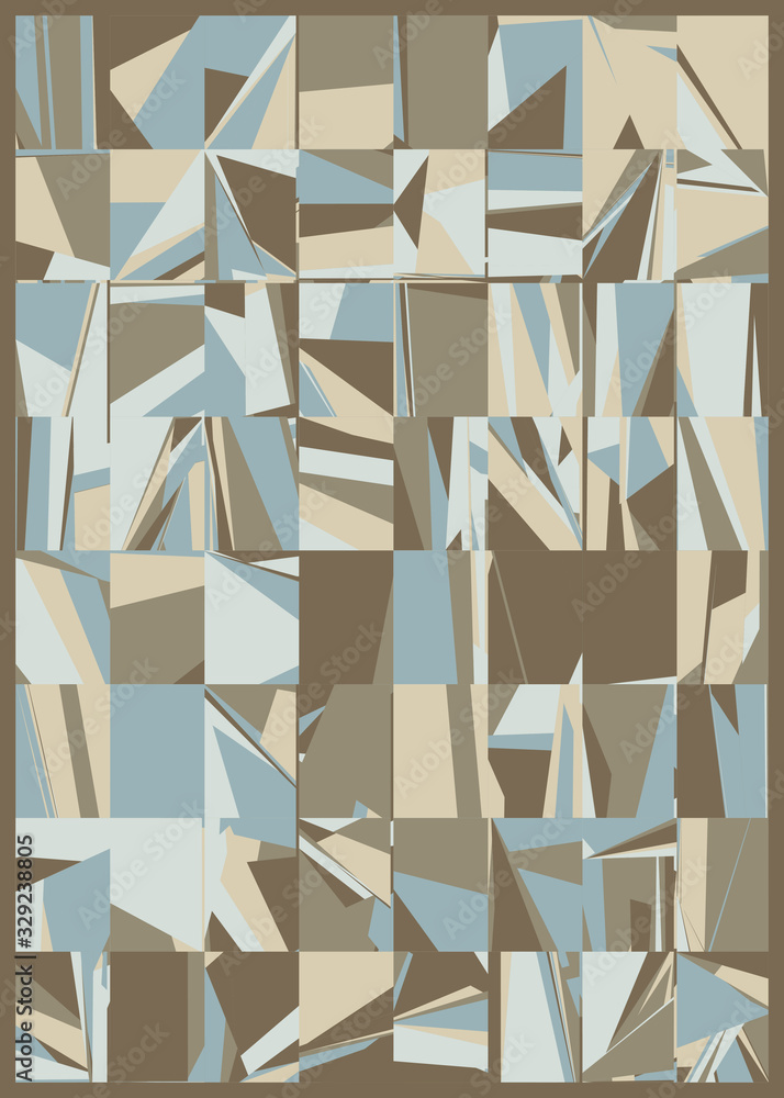 Abstract Random Color Polygones Generative Art background illustration Abstract Random Color Polygones Generative Art background illustration