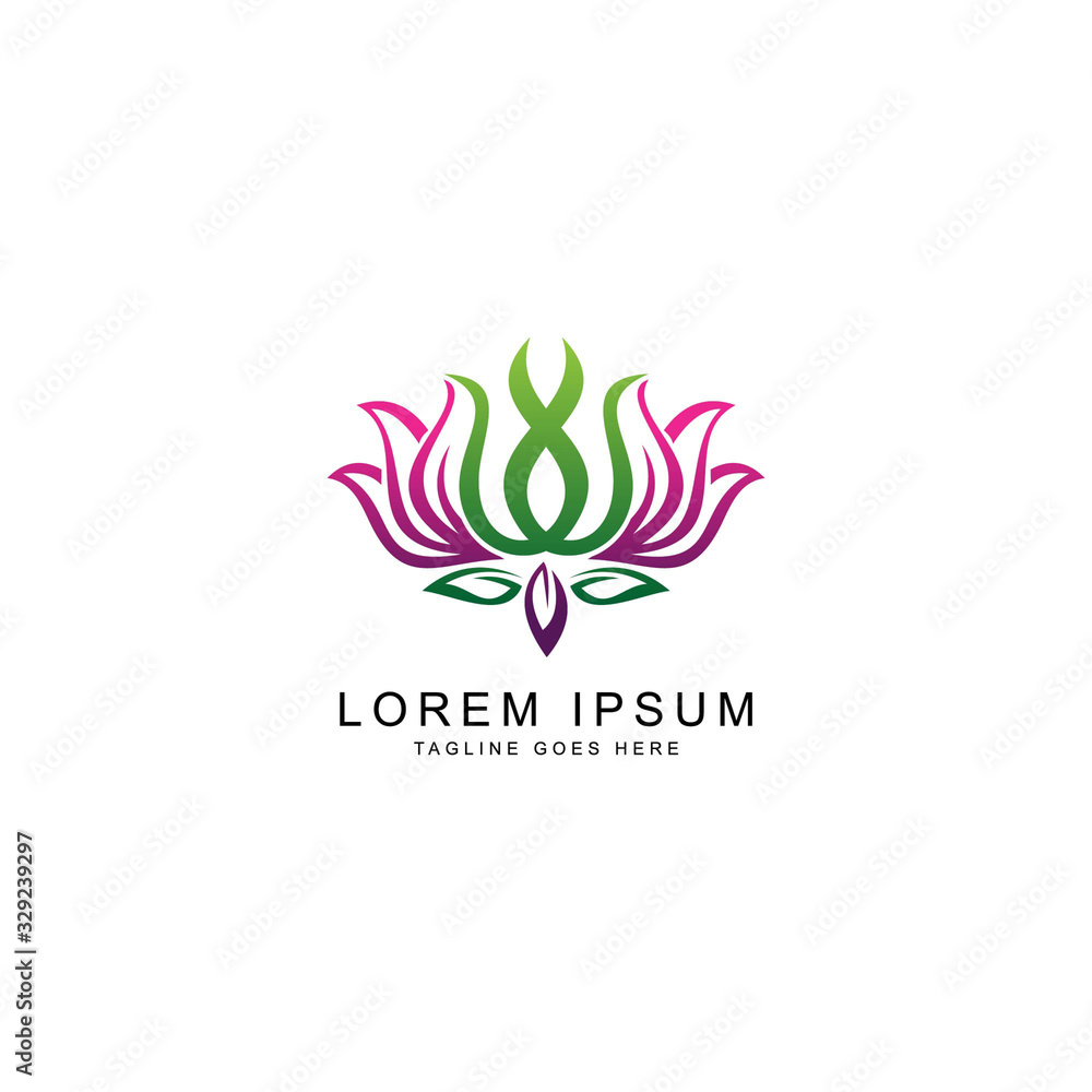 flower logo template flower logo template