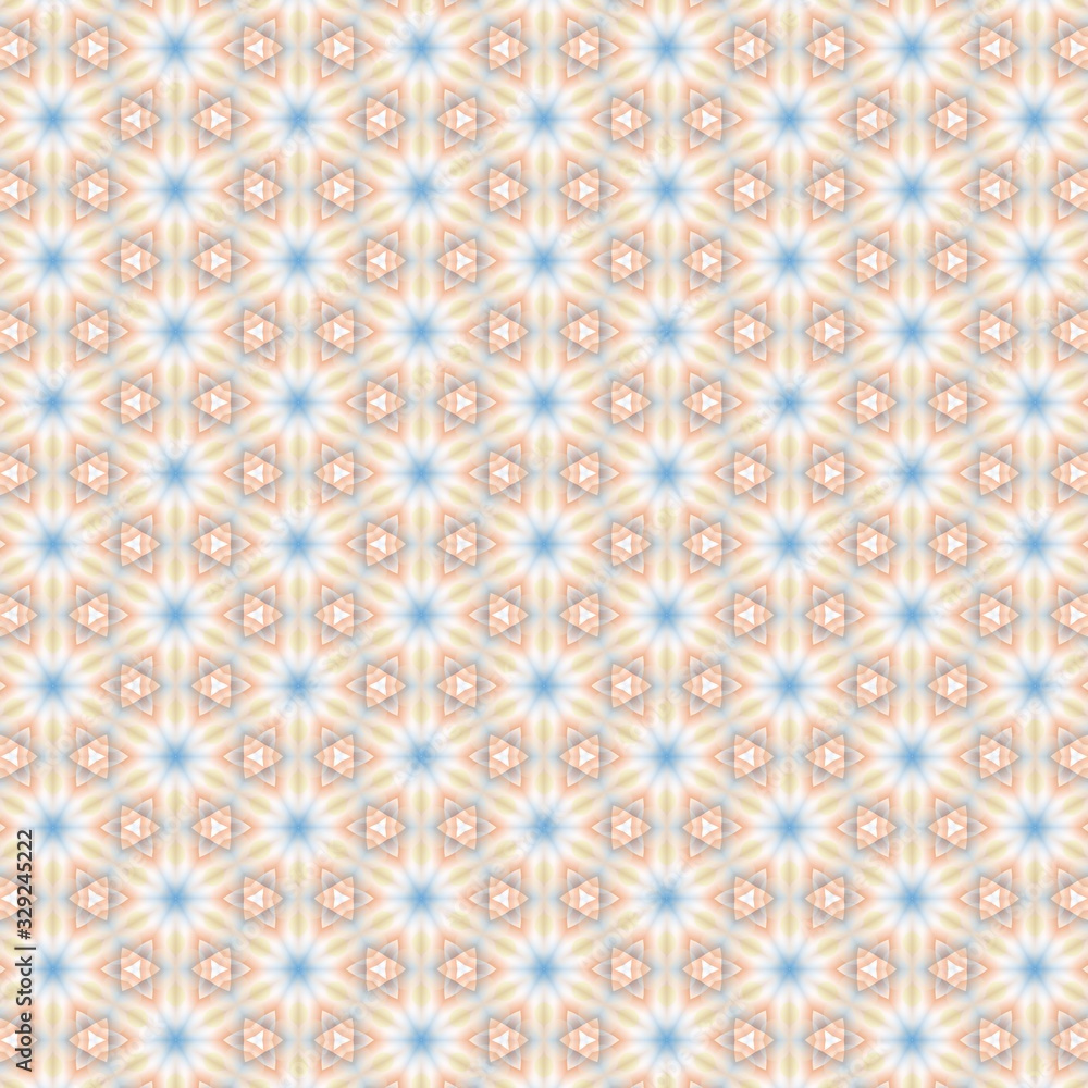Abstract oriental seamless pattern carpet style