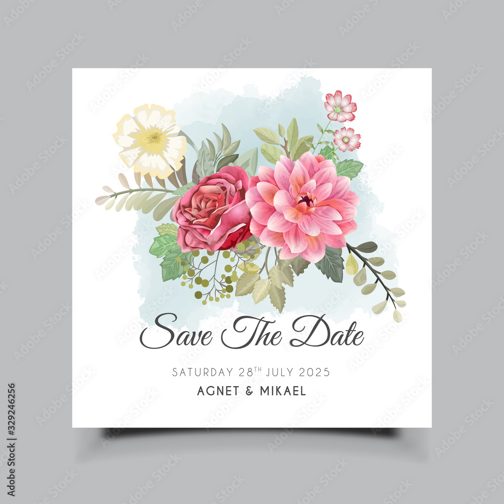 beautiful floral wedding invitation card beautiful floral wedding invitation card