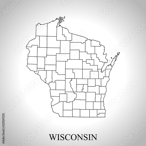 map of Wisconsin
