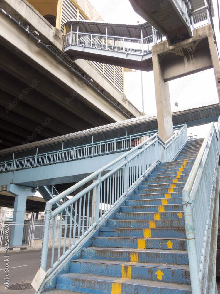 Fototapeta premium Bridge over the road.