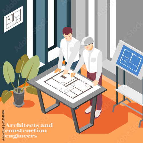 Construction Architecture Engineers Background