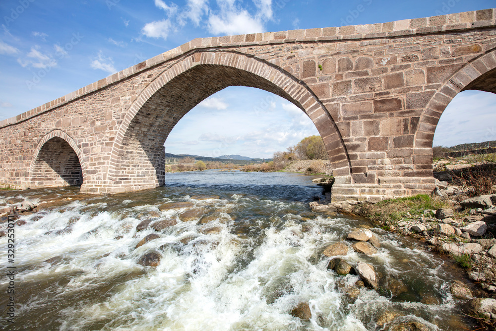 Fototapeta premium Hudavendigar bridge, Assos canakkale
