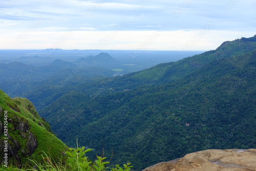 mountain little Adam's peak in Sri Lanka mountain little Adam's peak in Sri Lanka