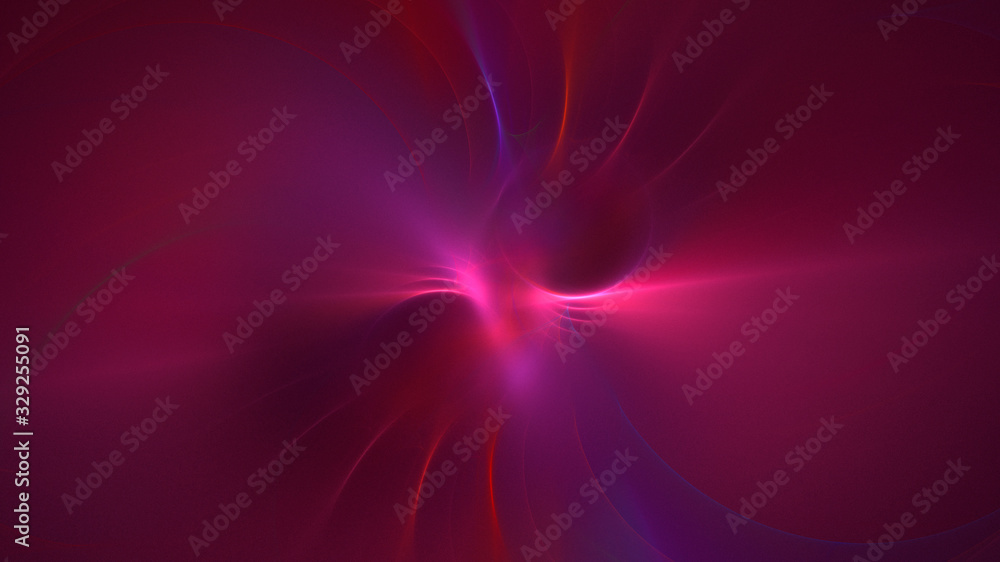 Fractal 3D rendering abstract and shiny background