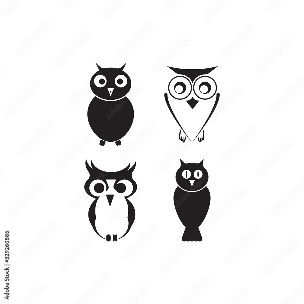 Owl logo vector Owl logo vector