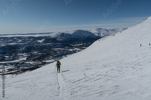 Ski mountaineering in Hemsedal