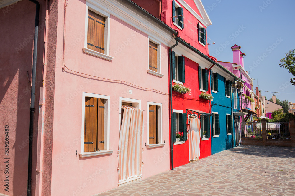 colorful houses in burano
