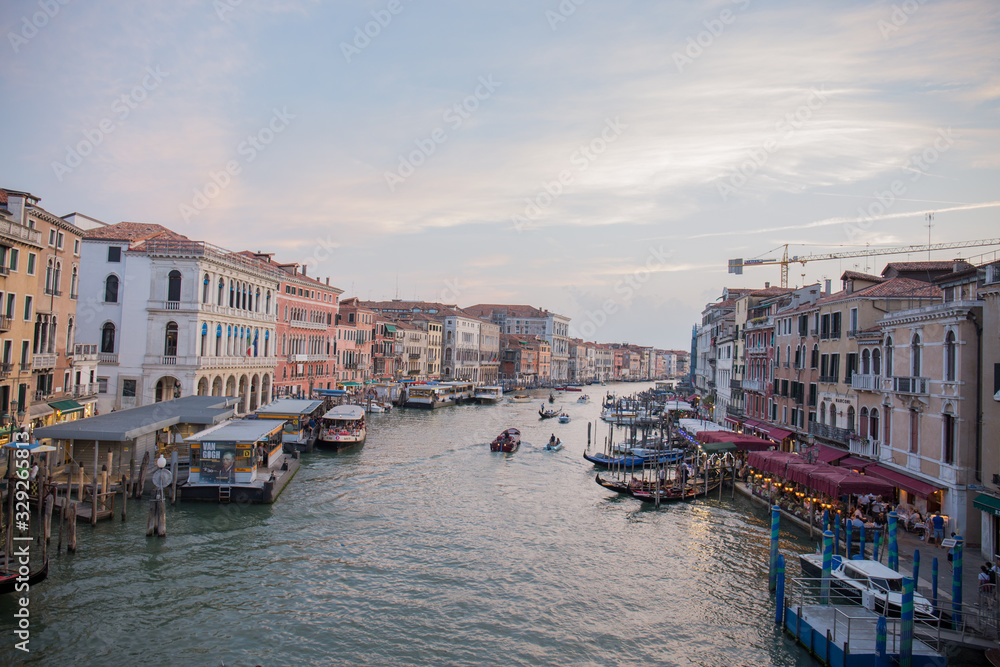view of the grand canal in venice