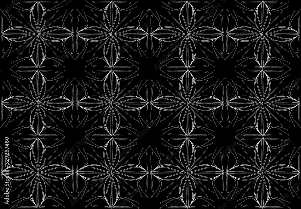 Seamless pattern design with floral background elements, beautiful ornaments Seamless pattern design with floral background elements, beautiful ornaments