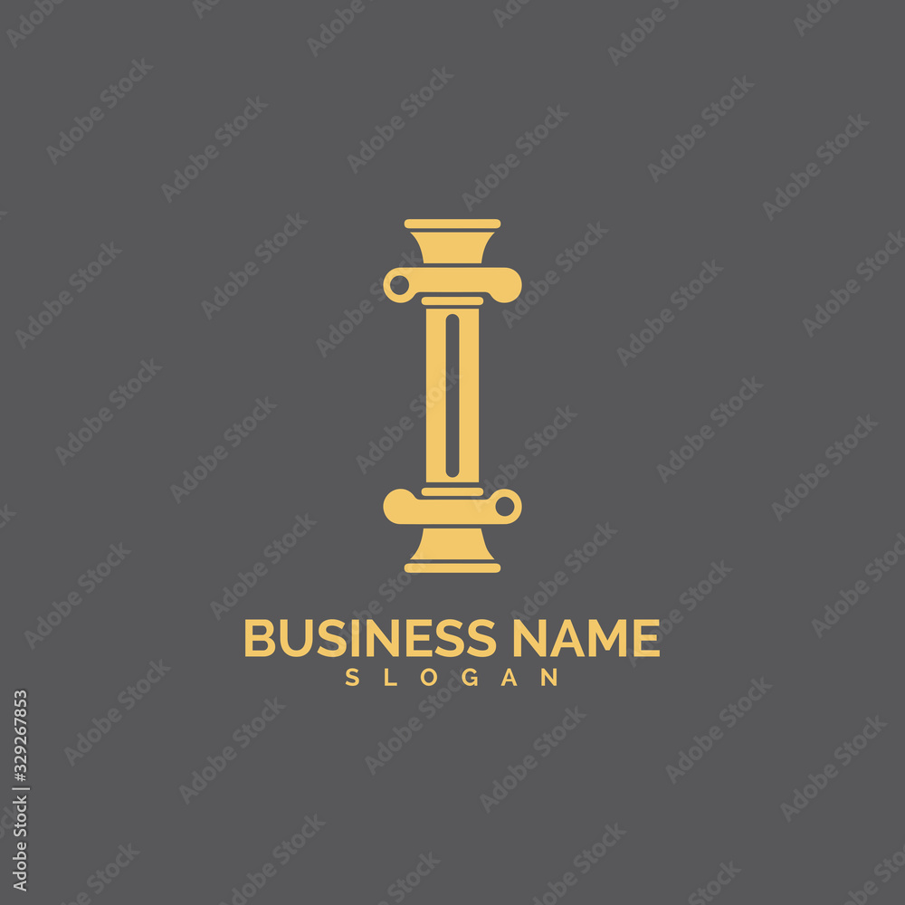 pillar Logo vector Template illustration design pillar Logo vector Template illustration design