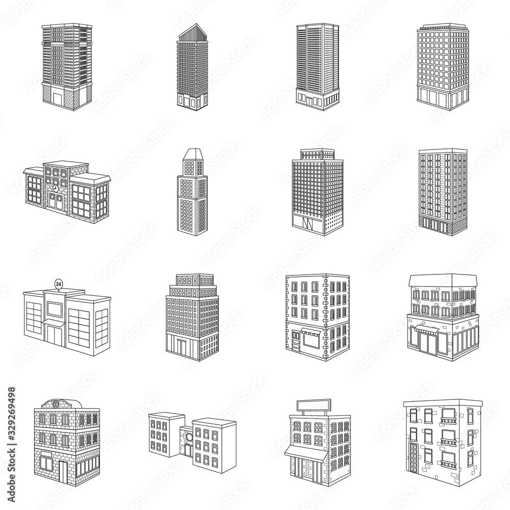 Vector design of home and apartment sign. Set of home and modern stock vector illustration. Vector design of home and apartment sign. Set of home and modern stock vector illustration.