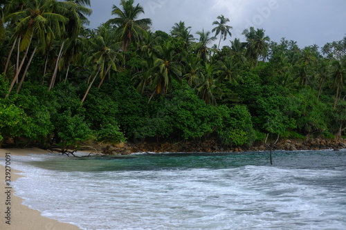 Paradise beach in Sri Lanka