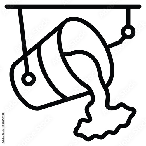 materials science and engineering concept. Metallurgy vector icon design