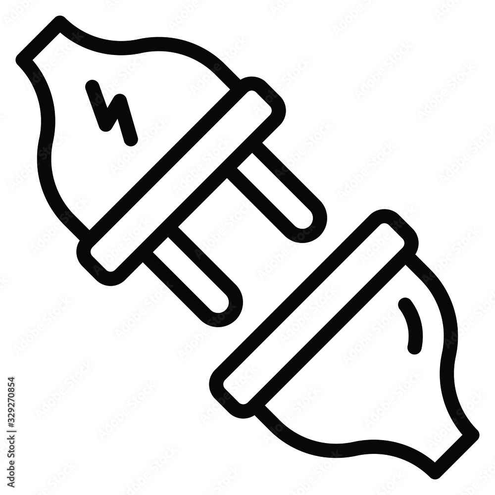 Polycarbonate 2 Pin Male and Female Plug concept, EU European 2 Pin AC Electric Power Male Plug Female Socket Outlet Adaptor on White background, Rewireable Extension Cord Connector Vector Icon Design Polycarbonate 2 Pin Male and Female Plug concept, EU European 2 Pin AC Electric Power Male Plug Female Socket Outlet Adaptor on White background, Rewireable Extension Cord Connector Vector Icon Design