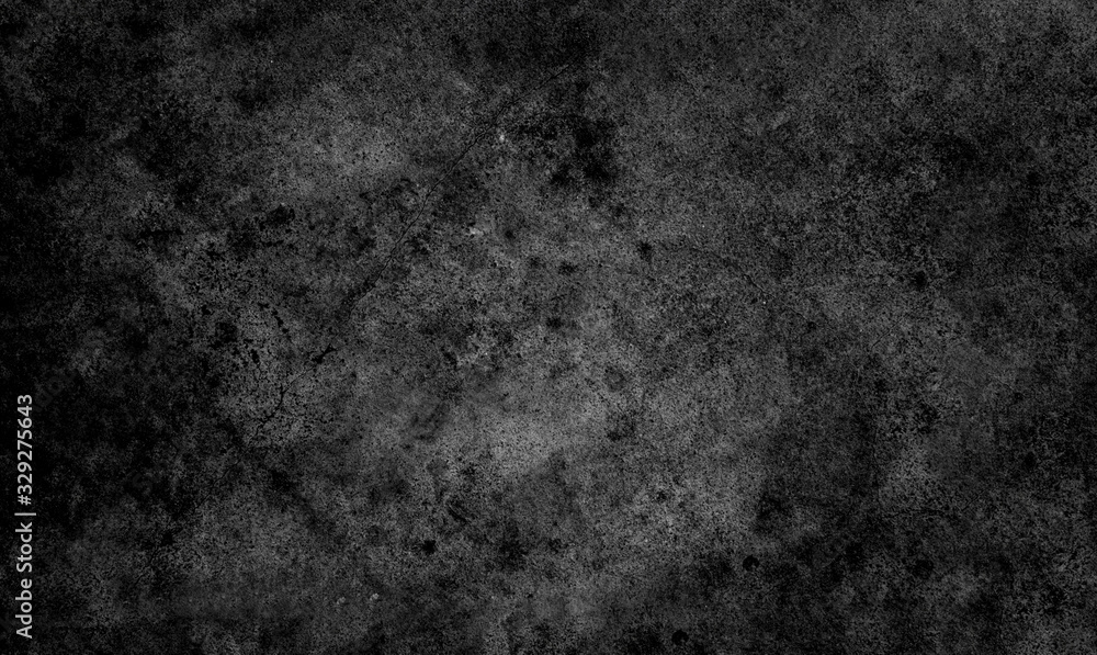 Old wall texture cement dark black gray  background abstract grey color design are light with white gradient background.