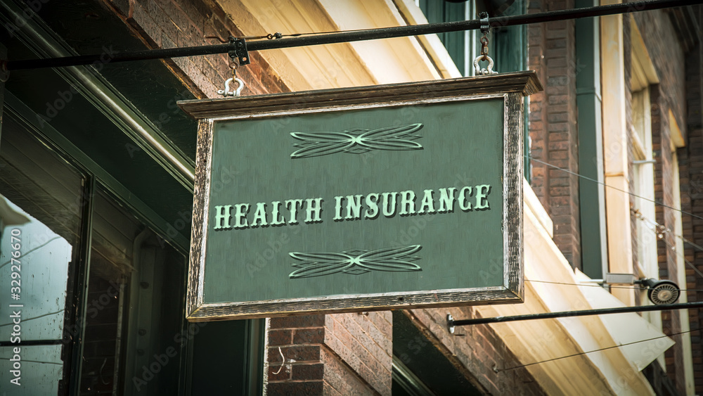 Street Sign to Health Insurance