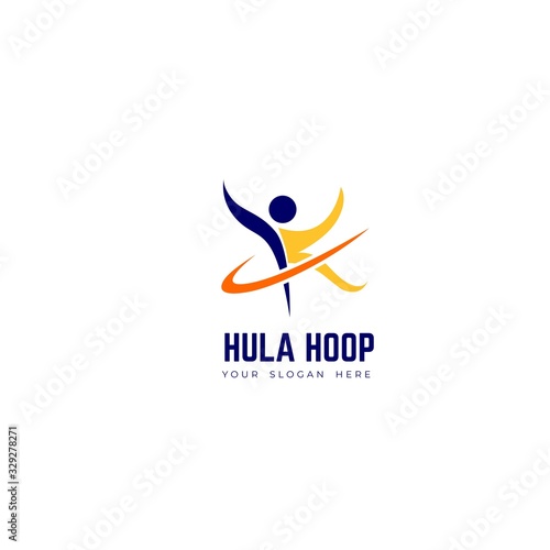 Hula Hoop Logo Template