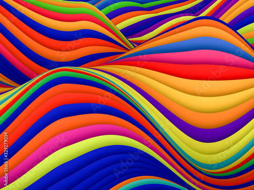 Abstract Striped Design