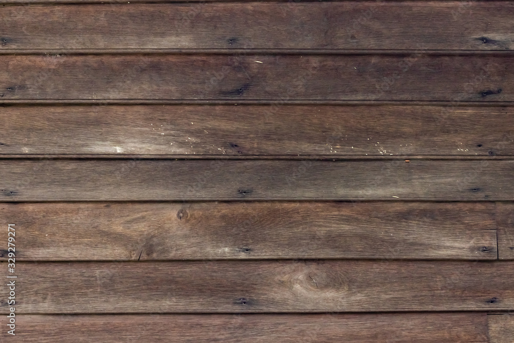 Wooden antique teak wall background.