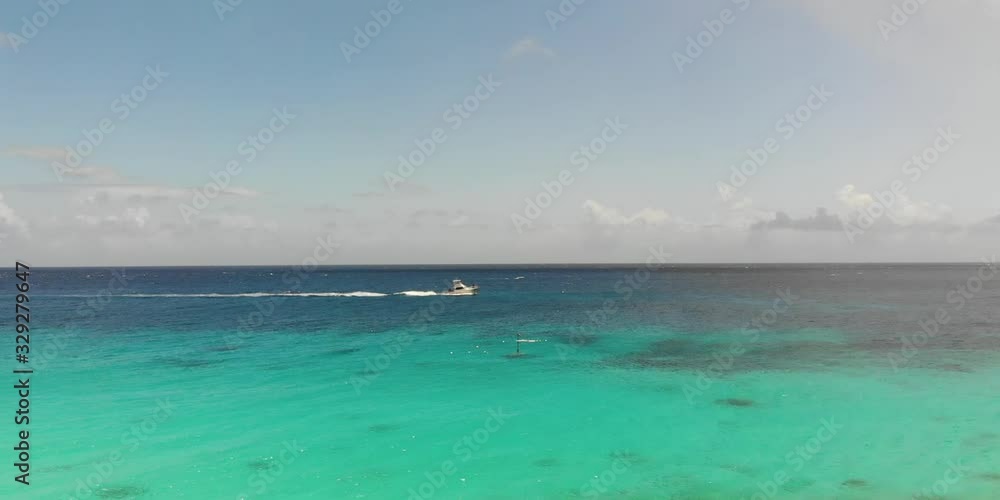 Ocean areal view at Nassau, Bahamas Ocean areal view at Nassau, Bahamas
