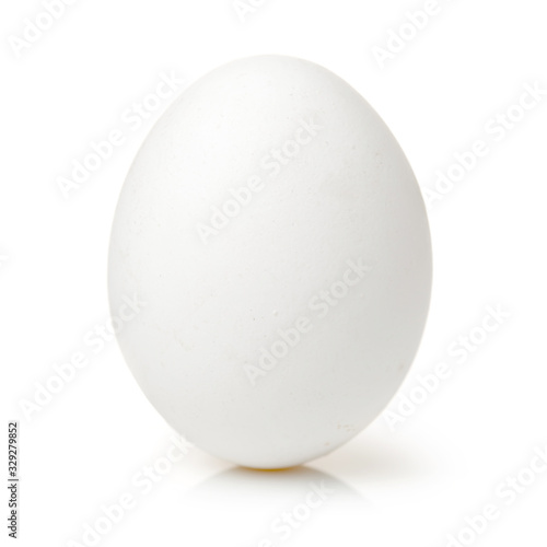 Wallpaper Mural White egg - isolated on white background Torontodigital.ca