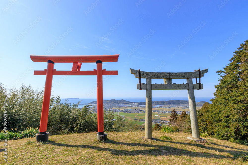 在自山 金刀比羅神社 福岡県福津市 Mt.Araji Kotohira Shrine Fukuoka Fukutsu city 在自山 金刀比羅神社 福岡県福津市 Mt.Araji Kotohira Shrine Fukuoka Fukutsu city