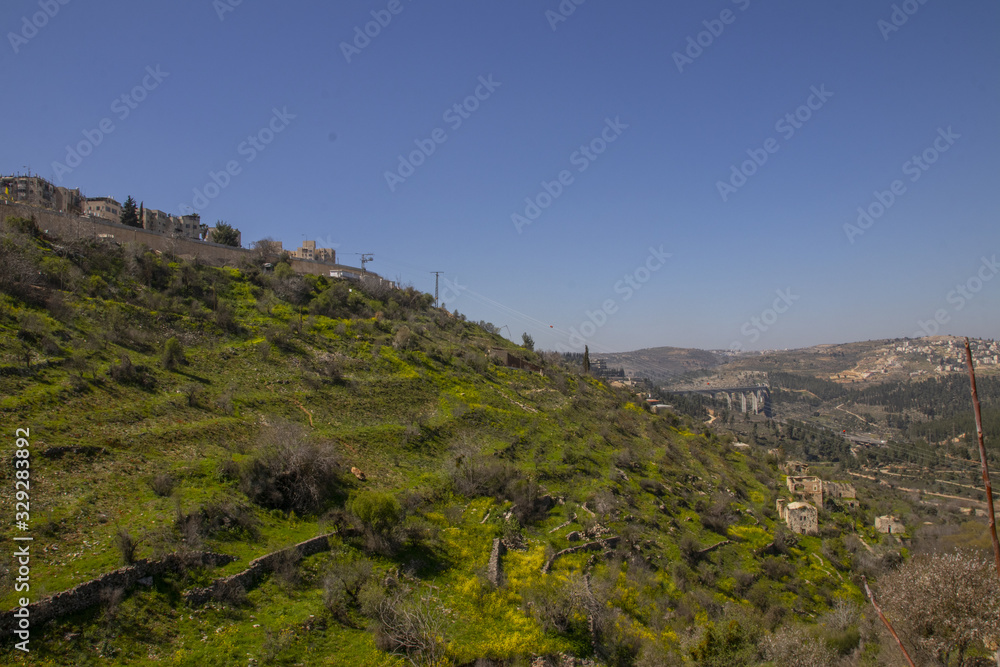 Fototapeta premium Lifta is the last remaining Palestinian village