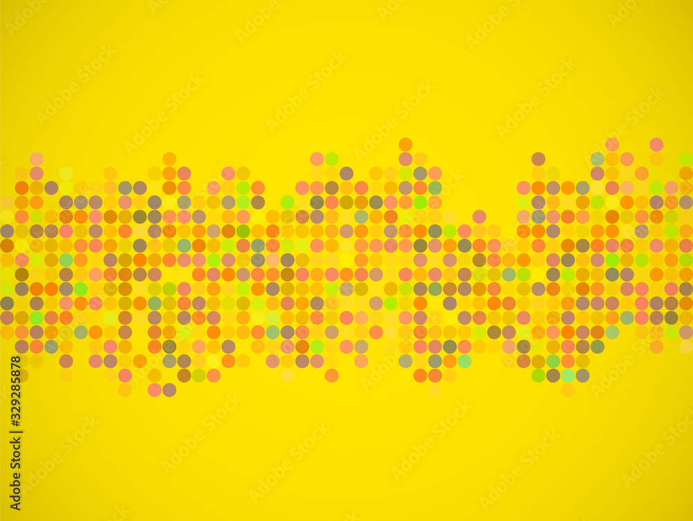 Abstract multicolored dot background. Vector illustration, eps 10