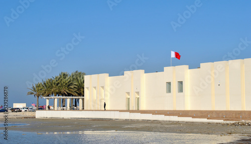 Bahrain Fort Museum at clear sky day, Manama, Bahrain