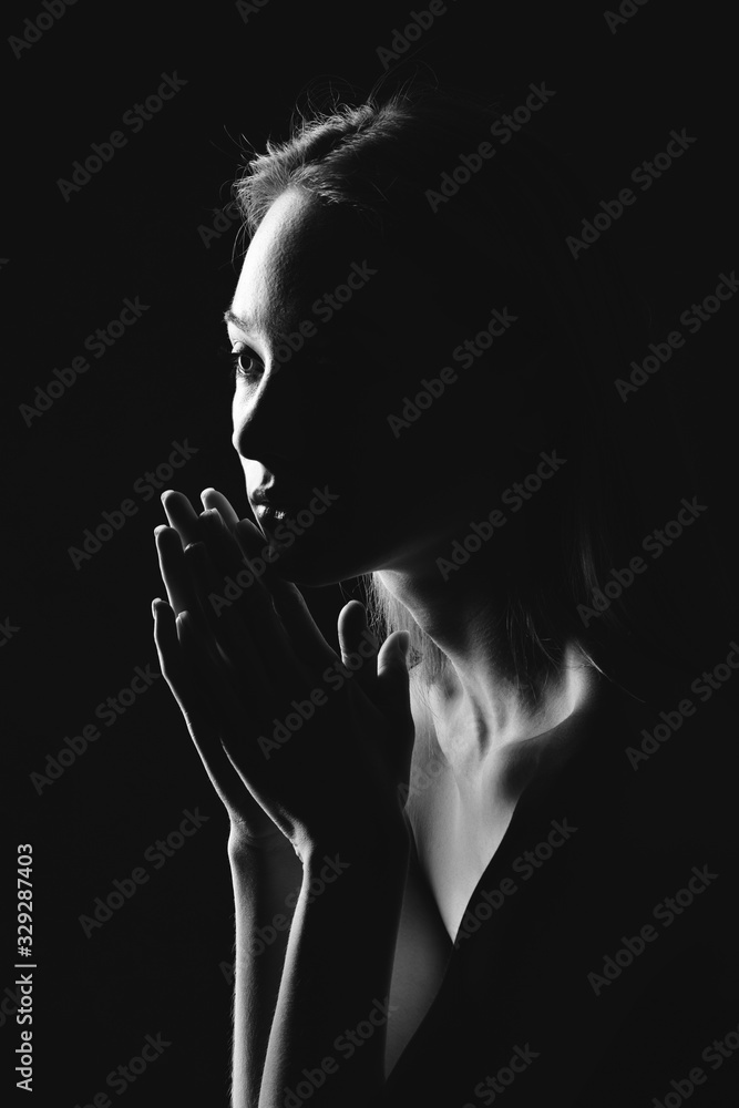 girl, black and white emotional portrait girl, black and white emotional portrait