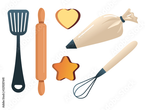 Baking tools, bakery items, cake decoration and cookies making